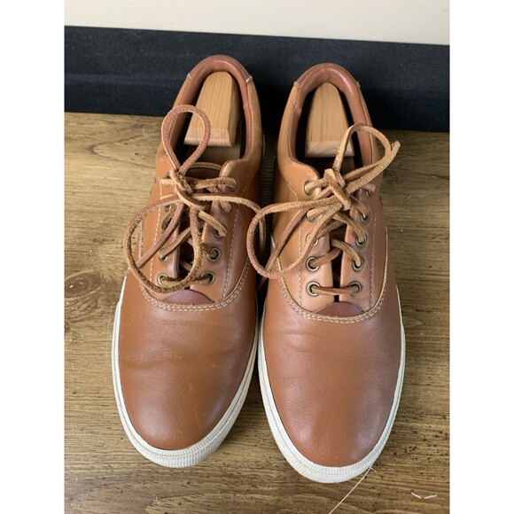 Polo Ralph Lauren Men’s Size 11 D Brown Vaughn Shoes Leather W/Stretchers main image 5